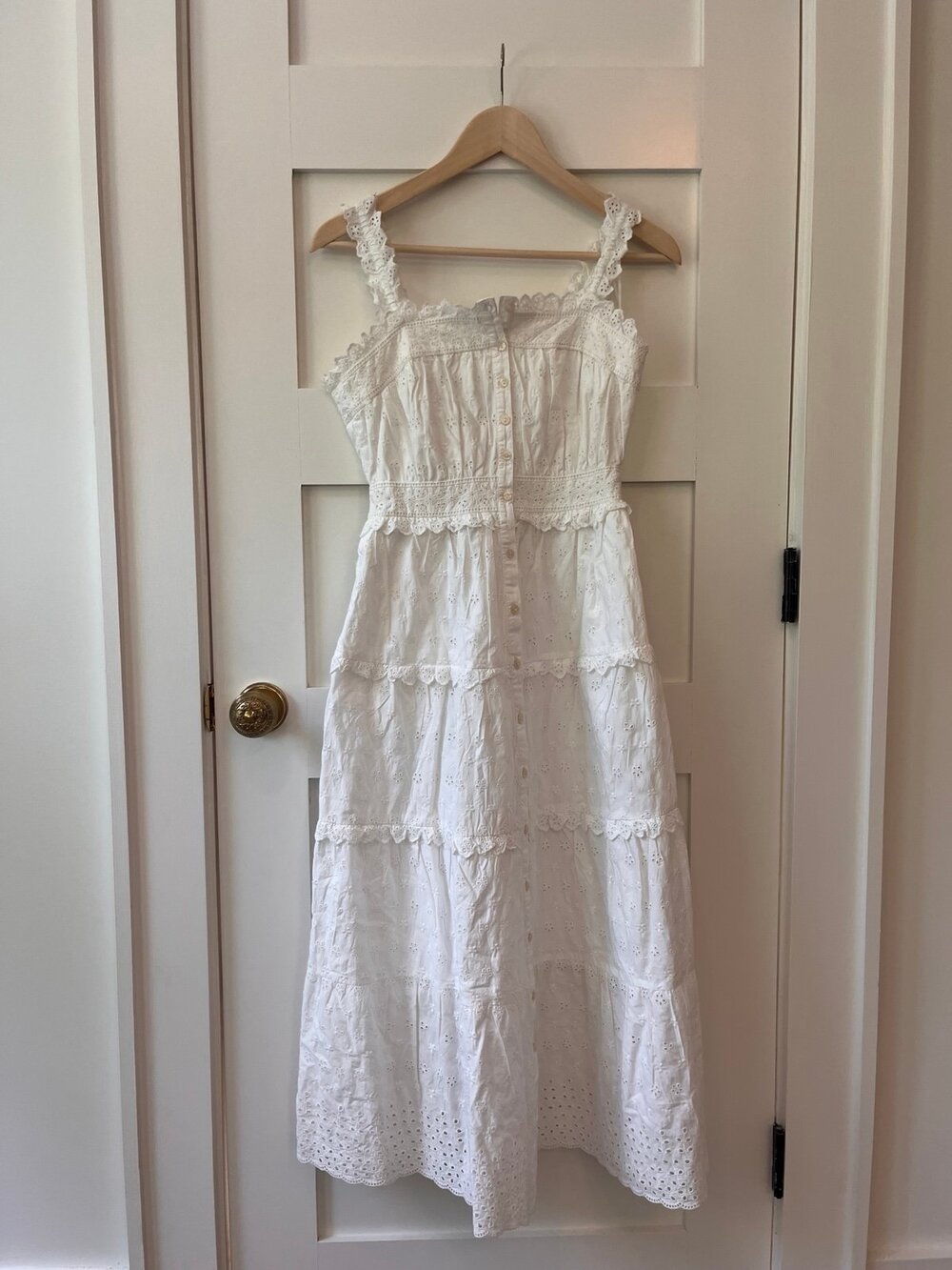 Doen X Gap eyelet cottage dress